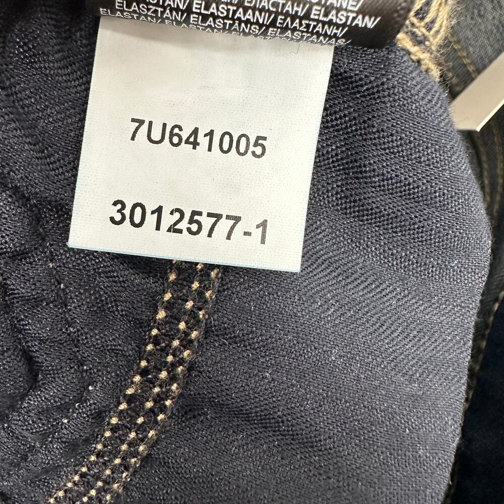 7 FOR ALL MANKIND NWT Alexa Cropped Trouser Wide Leg Raw Hem Jean // 00 - Picture 15 of 15